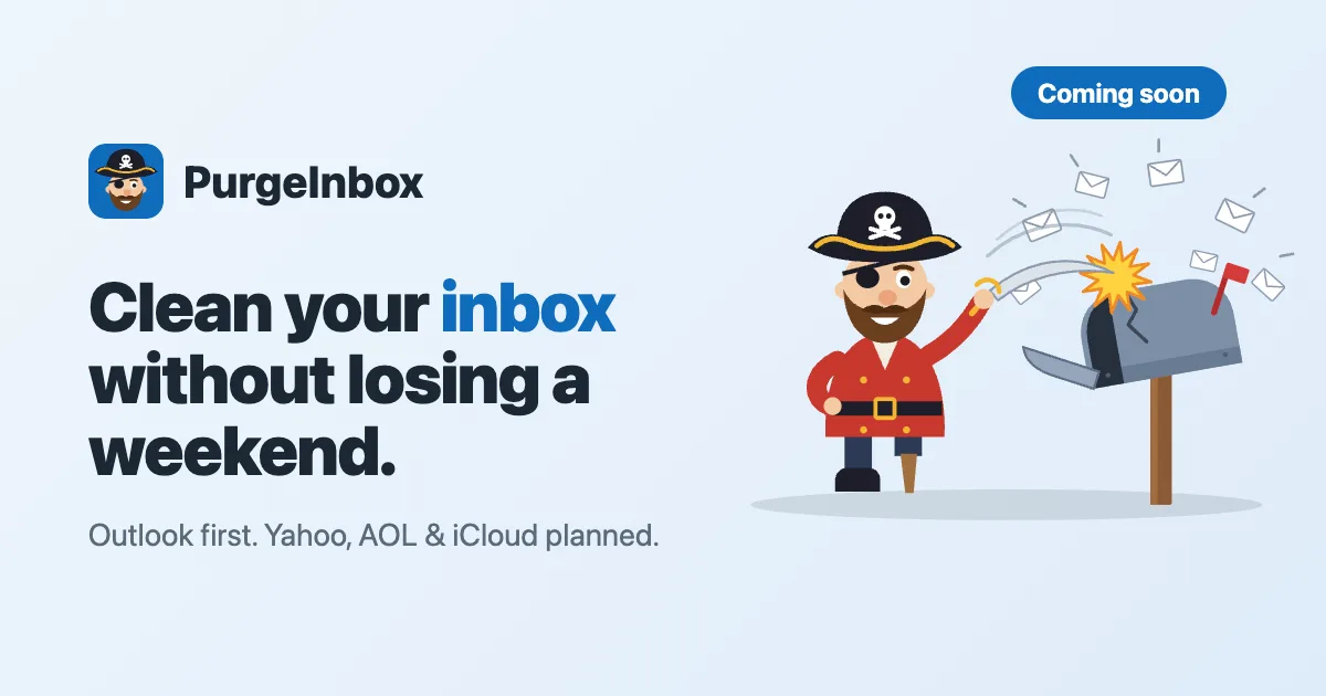 PurgeInbox — an inbox cleaner in development