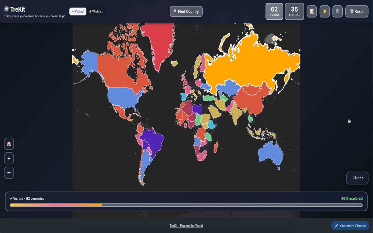 Trekit - Explore the World